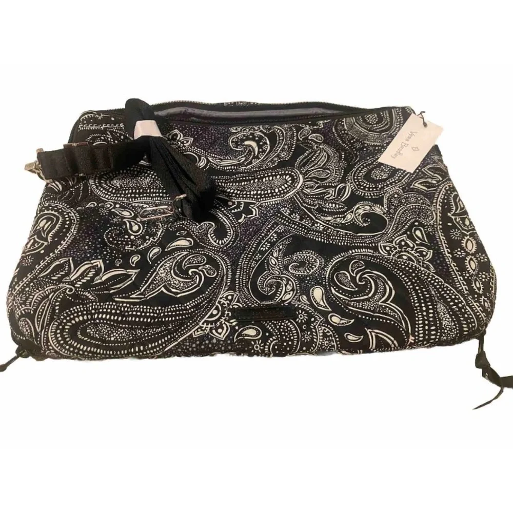 Vera Bradley Black and White Paisley Baby Bag